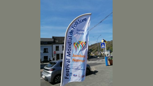 Nos nouveaux beachs flags "Société Royale"