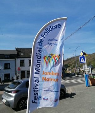 Nos nouveaux beachs flags "Société Royale"