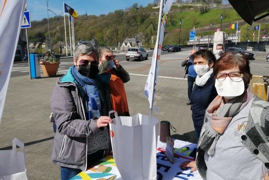 Bernadette Gilles, une de nos bénévoles à la technique