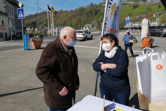 Louis venu chercher ses repas